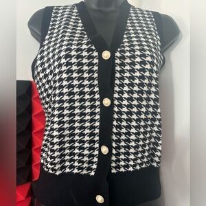 Vest with gold studded buttons excellent condition size XS or kids 10/12
